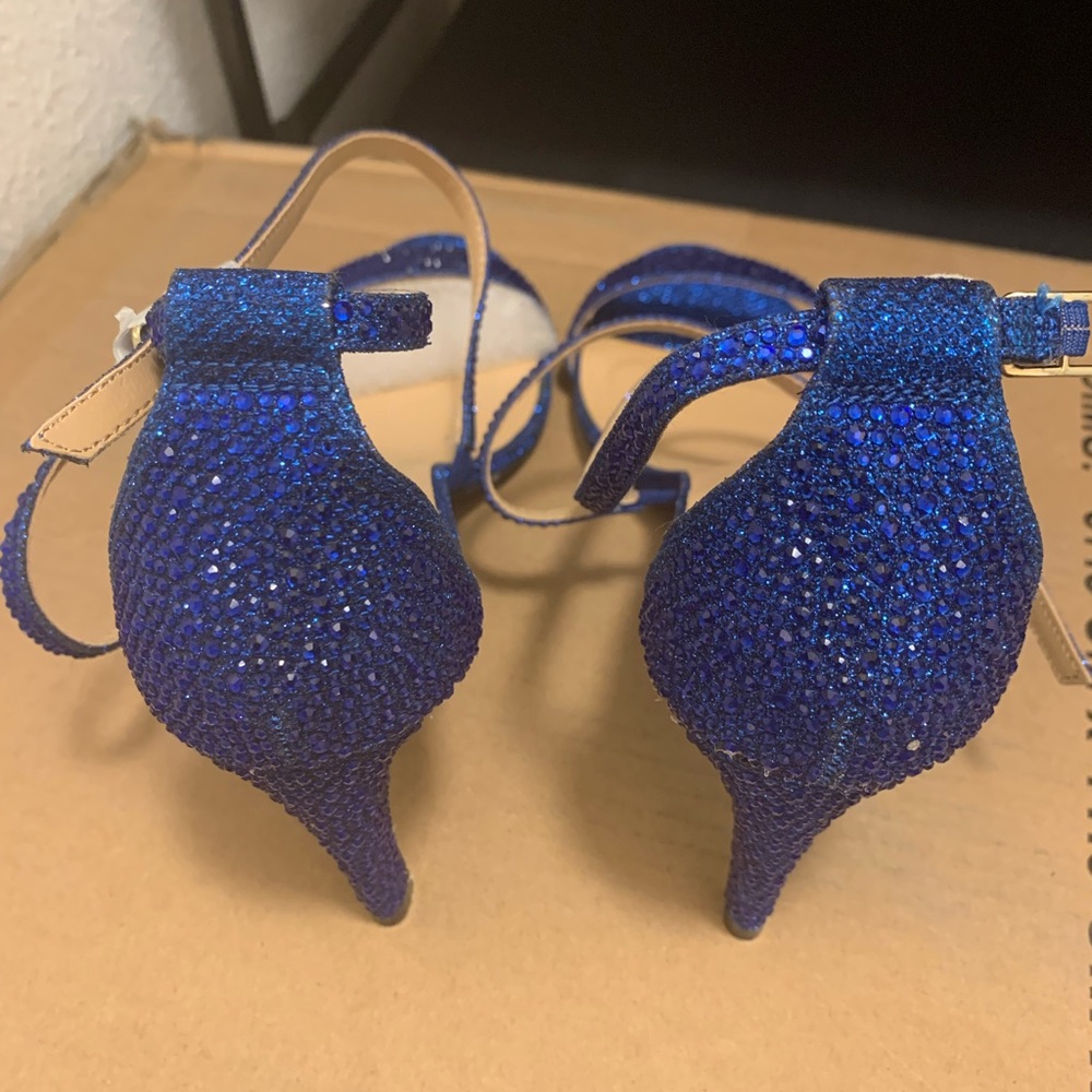 Royal Blue Sparkle heels